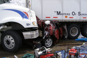 Cariati Law Toronto, Ontario Injury Lawyers Truck Accident Car Totaled in Truck Accident