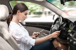Driver Texting while Driving