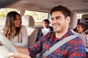 Family in Car