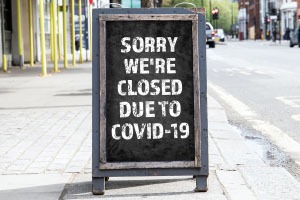 Business Closed due to COVID
