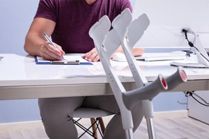 Man Working at Desk