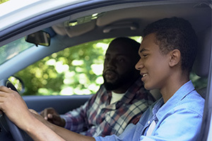 driver with teacher