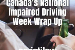 Results From Canada's National Impaired Driving Week