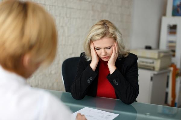 women being fired from her job without being given proper notice.