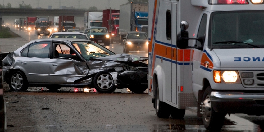 fatal car crash because of negligence. wrongful death claim.